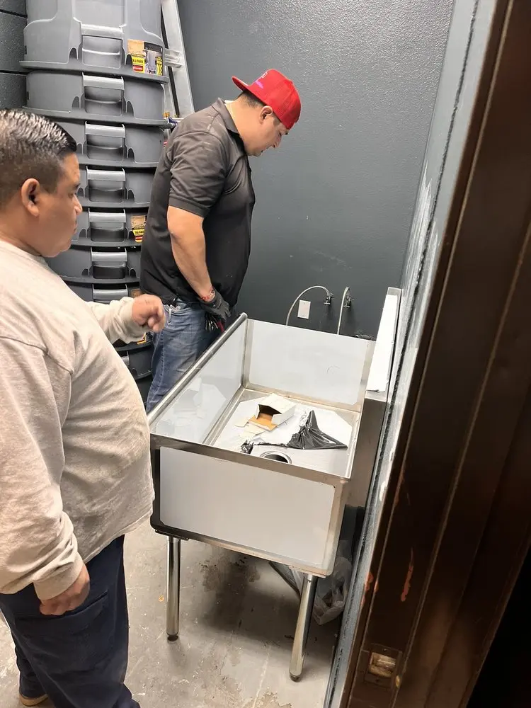 Commercial plumbing and sink installation in Deerfield Beach